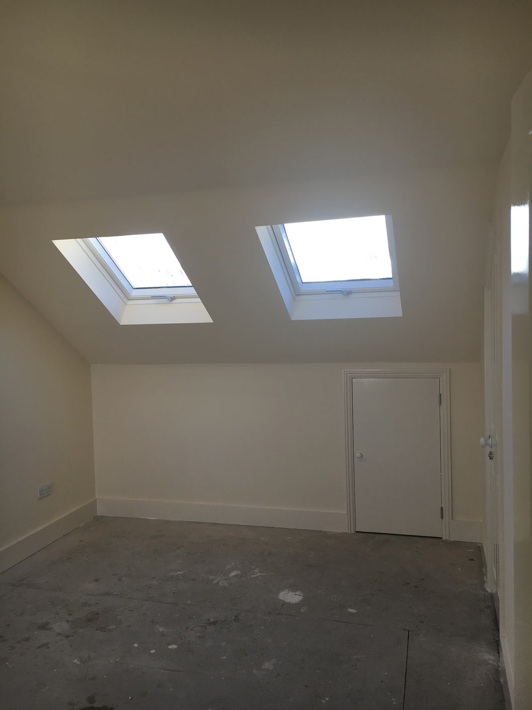 Interior of Base Build of Loft Conversion Undecorated - Expert Loft Conversions in Portsmouth
